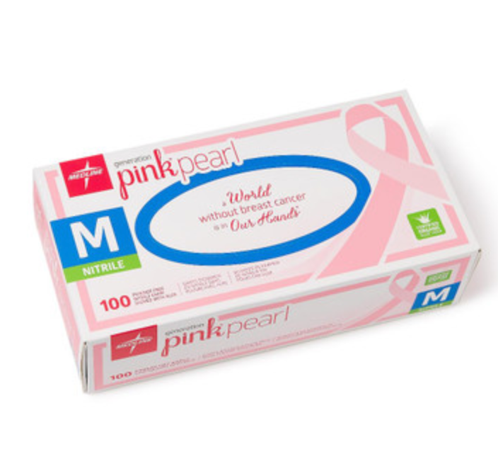 Generation Pink Pearl Nitrile Exam Gloves - Large, 1000-CS