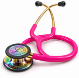 3M™ Littmann® Classic III™ Stethoscope – Pink Tube, Gold Binaurals & Rainbow Finish